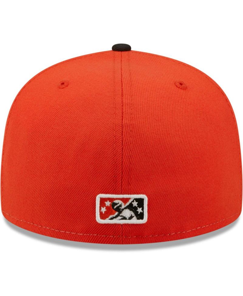 Men's White, Black Pajaritos de Norfolk Copa De La Diversion 59FIFTY Fitted Hat