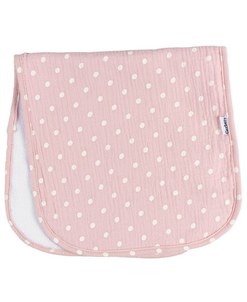 Baby Neutral Stars Muslin Burpcloths - 5-Pack