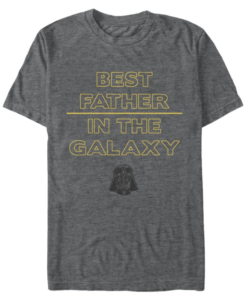 Star Wars Men's Classic Best Father In The Galaxy Short Sleeve T-Shirt