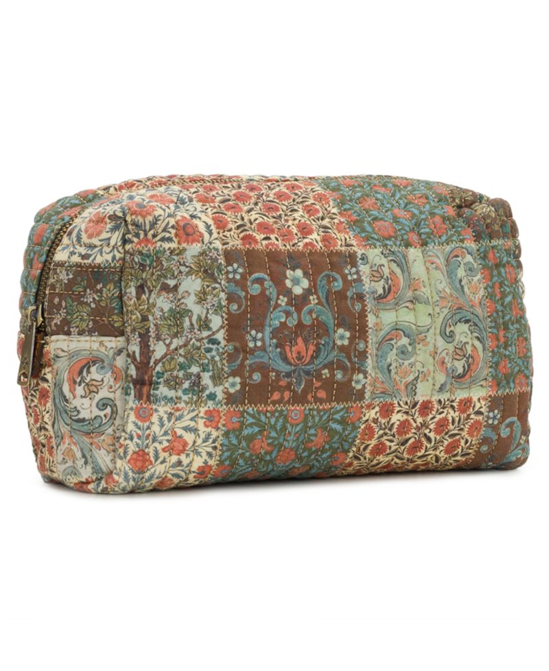 Rune Quilted Cotton Cosmetic Case