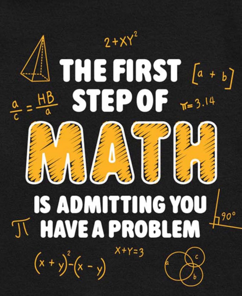 Instant Message Boys' 8-20 The First Step Of Math Short-Sleeve Graphic T-Shirt
