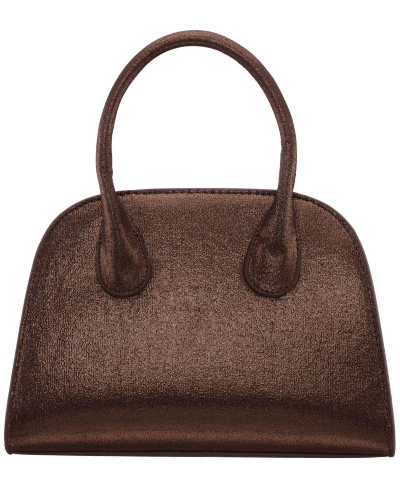 Ainsley Metallic Small Bowling Shoulder Handbag