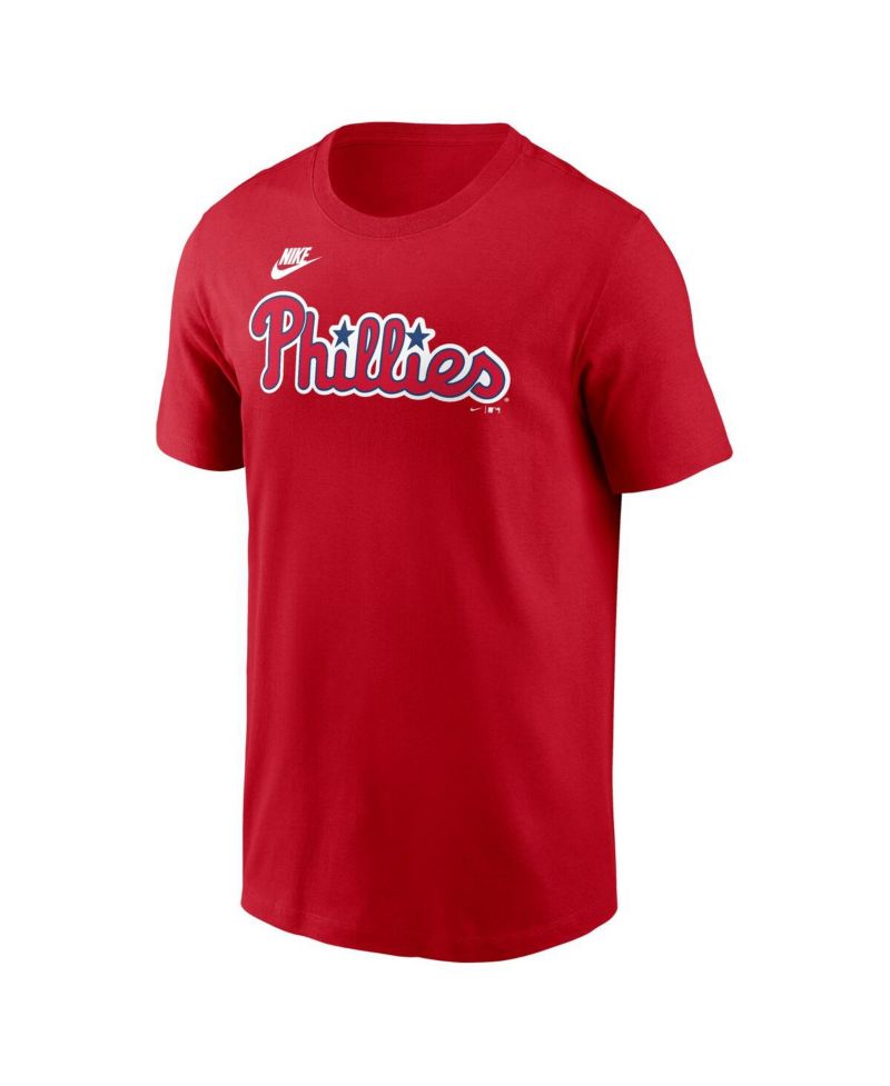 Men's Ryan Howard Red Philadelphia Phillies Fuse Name & Number T-Shirt