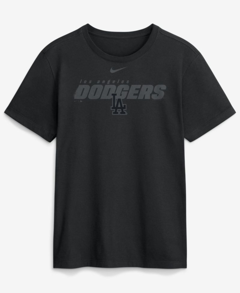 Men's Black Los Angeles Dodgers Tonal Club T-Shirt