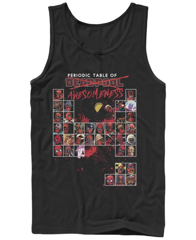 Men's Deadpool Periodic Tank