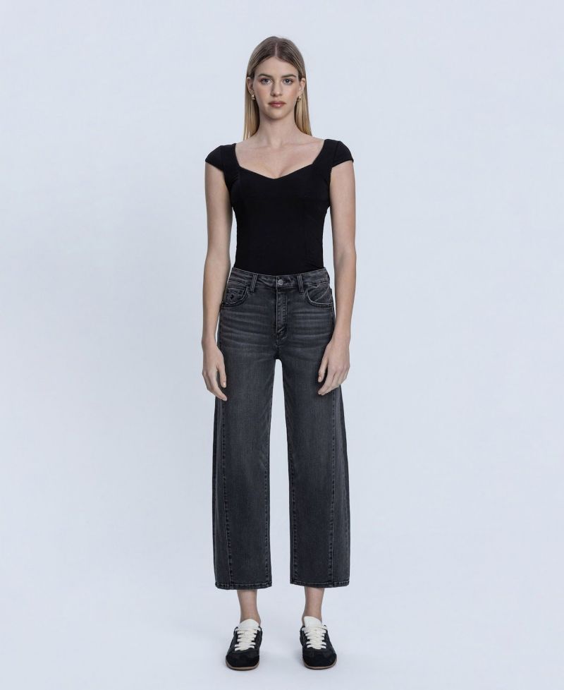 Women's Super High Rise Mild Barrel Jeans