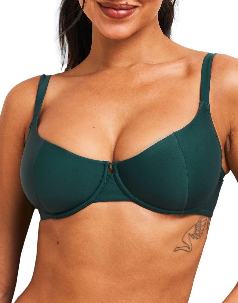 Women's Tricia Swimwear Knit-lined Bikini Top Bra Sizing