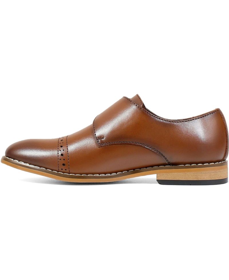 Big Boy Desmond Cap Toe Monk Strap Shoe