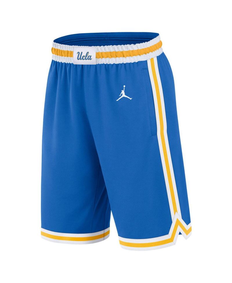Men's Blue UCLA Bruins Road Replica Performance Basketball Shorts