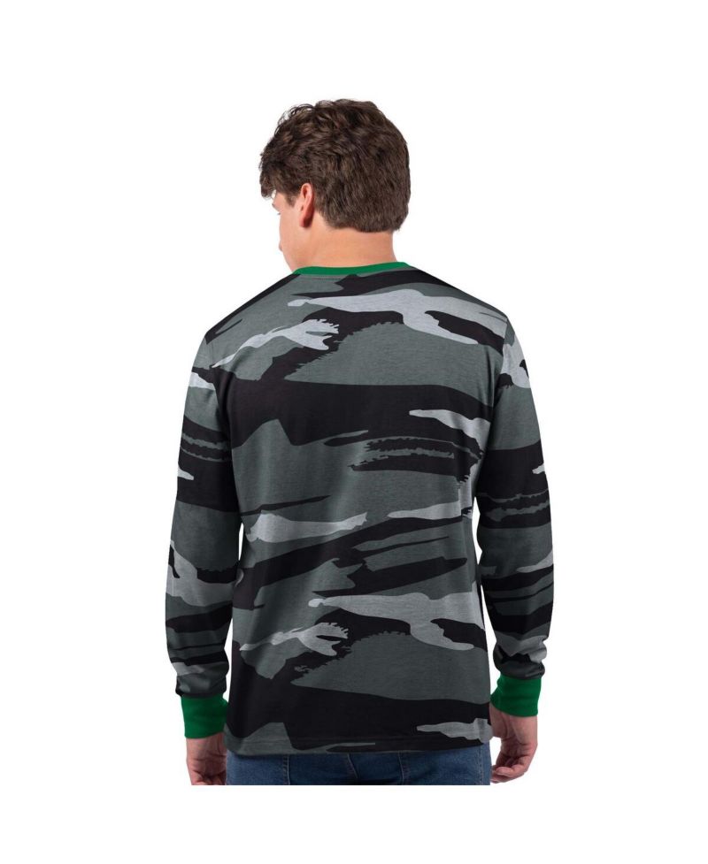 Men's Gray Philadelphia Eagles Thursday Night Gridiron Logo Long Sleeve T-Shirt