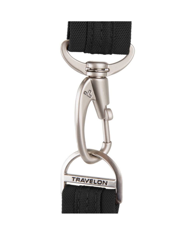 Anti-Theft Classic Slim Double Zip Crossbody Bag