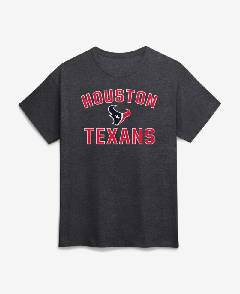 Men's Houston Texans Victory Arch Screen-Printed Crewneck T-Shirt