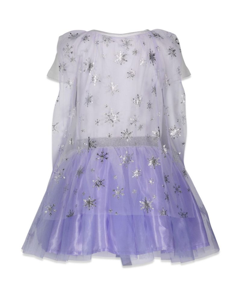 Disney Princess Anna Elsa Girls Gown and Headband Toddler to Big Kid