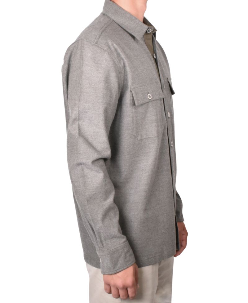Men's Brushed Heather Shirt Jacket