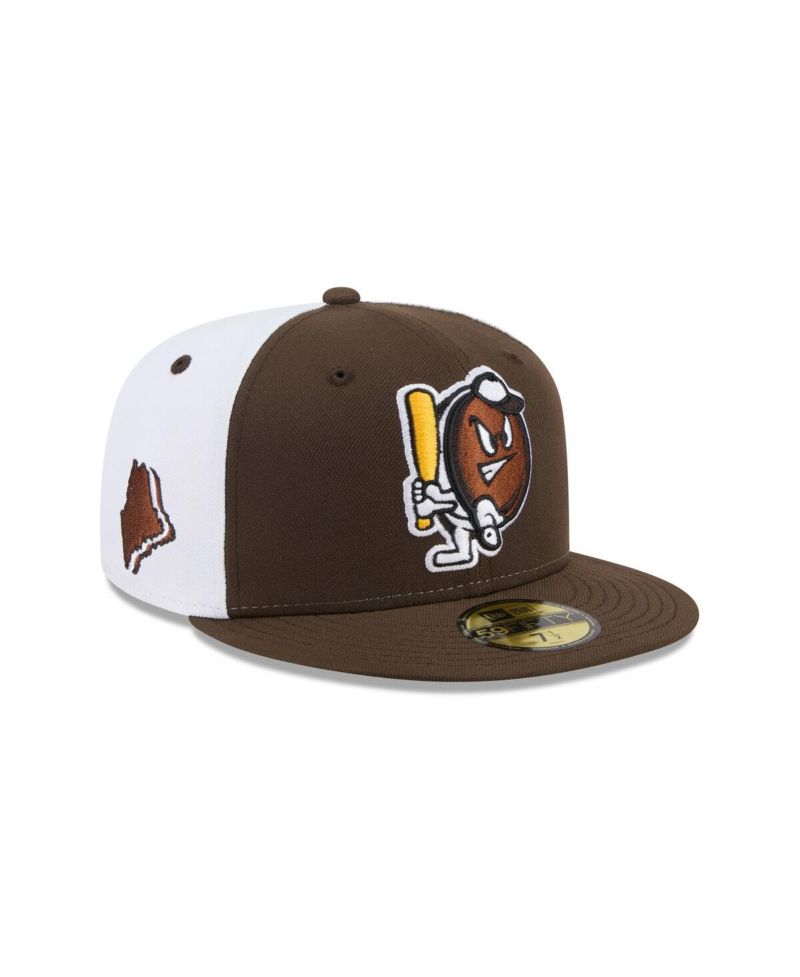 Men's Brown Portland Sea Dogs Theme Nights 59FIFTY Fitted Hat
