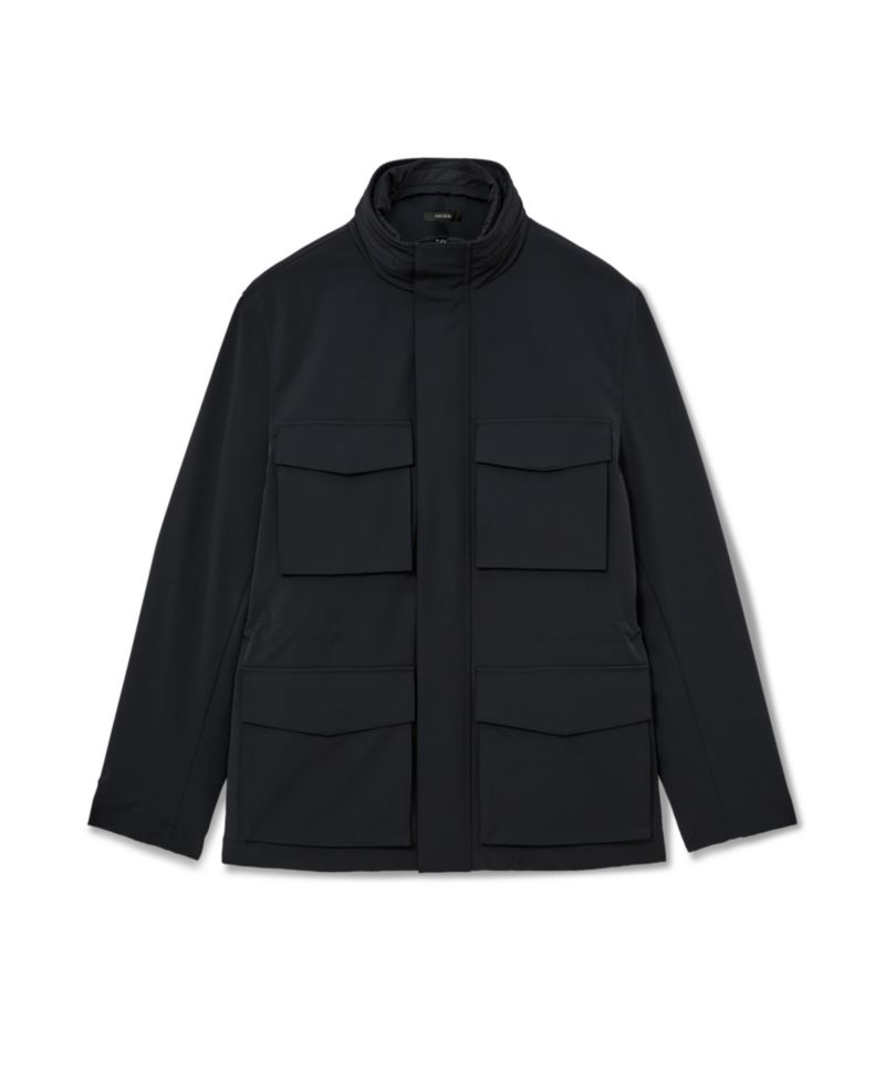 Men's Glick Hooded Removable Gilet Four-Pocket Jacket