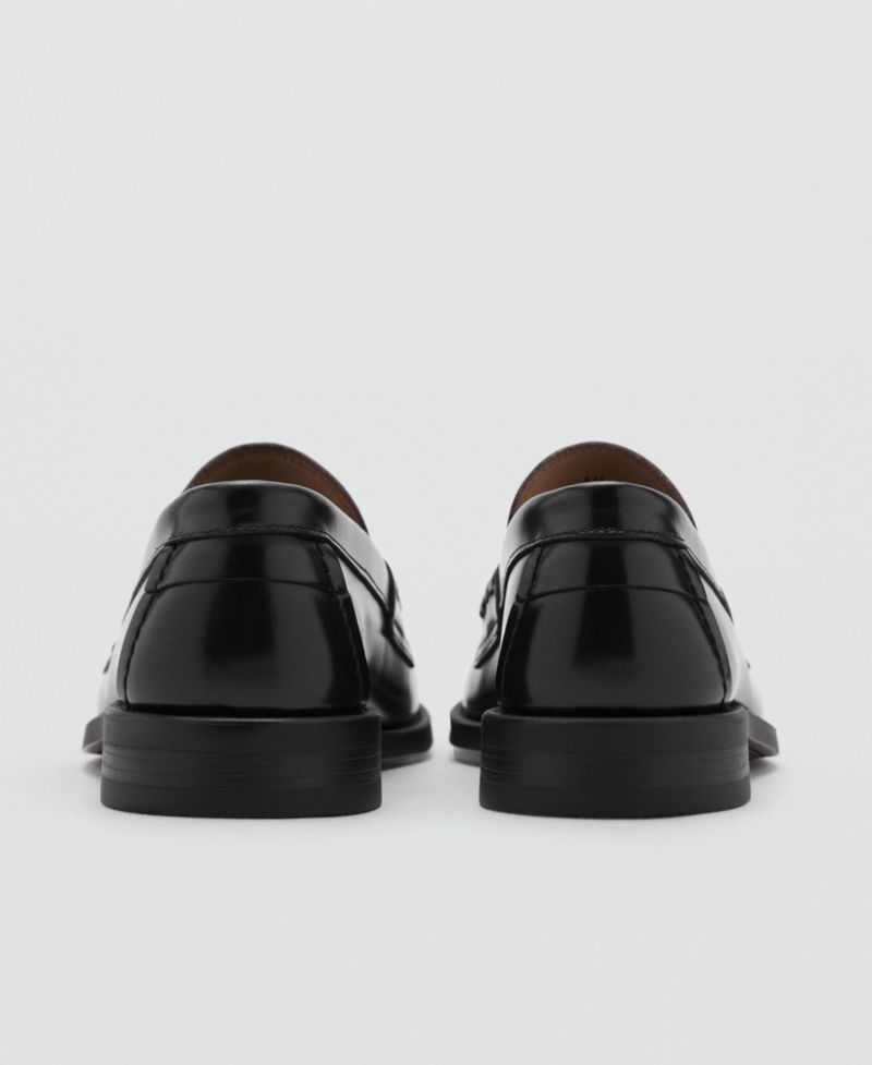 Men's Aged-Leather Loafers