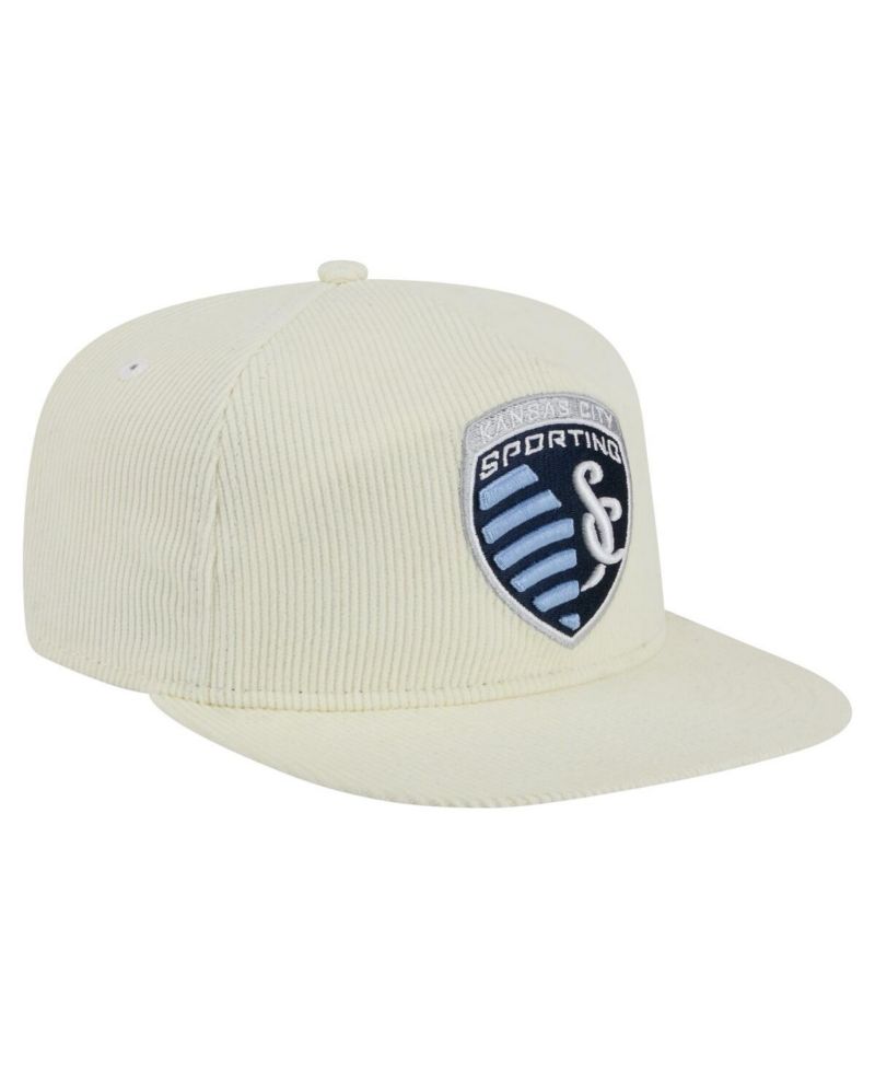 Men's Cream Sporting Kansas City 2025 Kickoff Snapback Golfer Hat