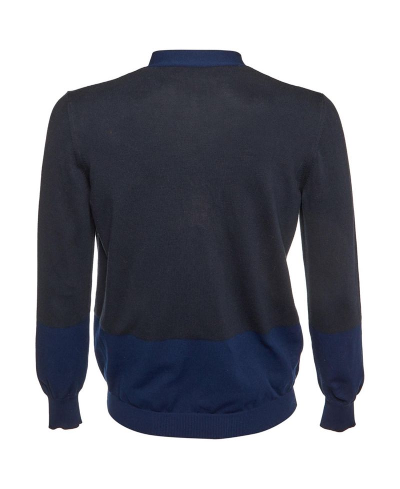 Men's Midnight Cotton Knit Button Front Cardigan