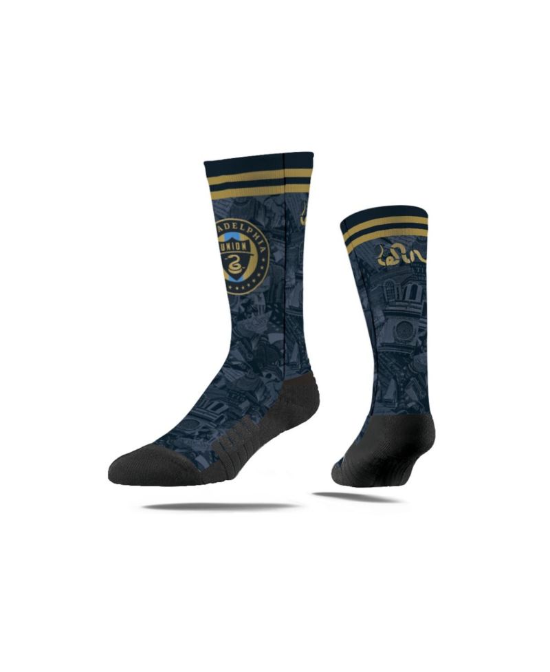 Men's and Women's Philadelphia Union Jersey Hook Premium Crew Socks