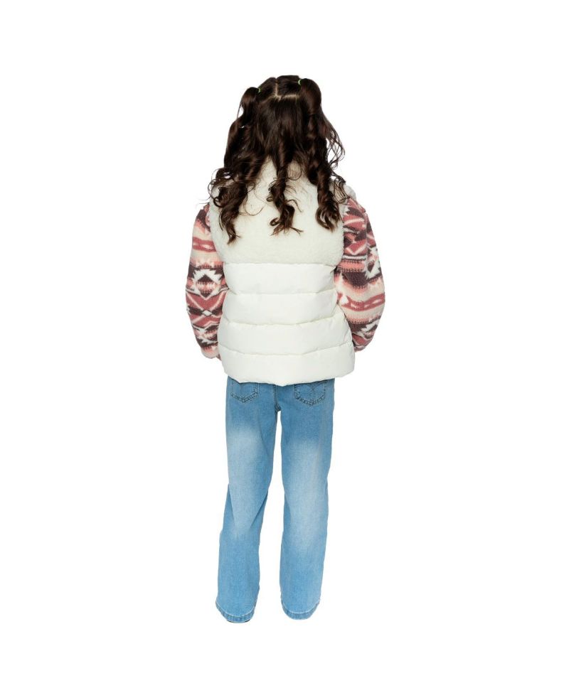 Little and Big Girl (6-14)months Sleeveless Mid-Season Vest