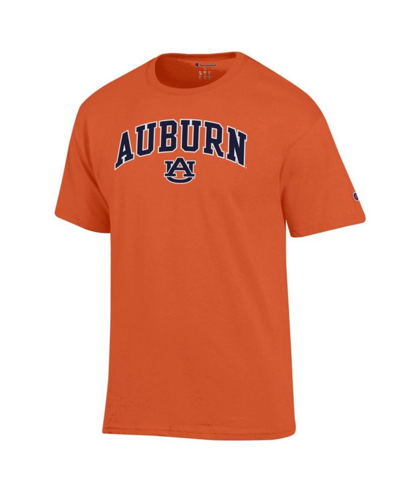 Men's Orange Auburn Tigers Arched Logo T-Shirt