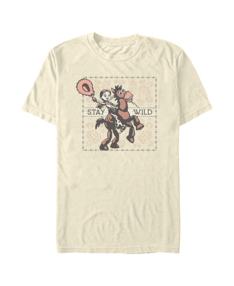 Men's Disney Pixar Toy Story Jessie Stay Wild Cowgirl Graphic T-Shirt
