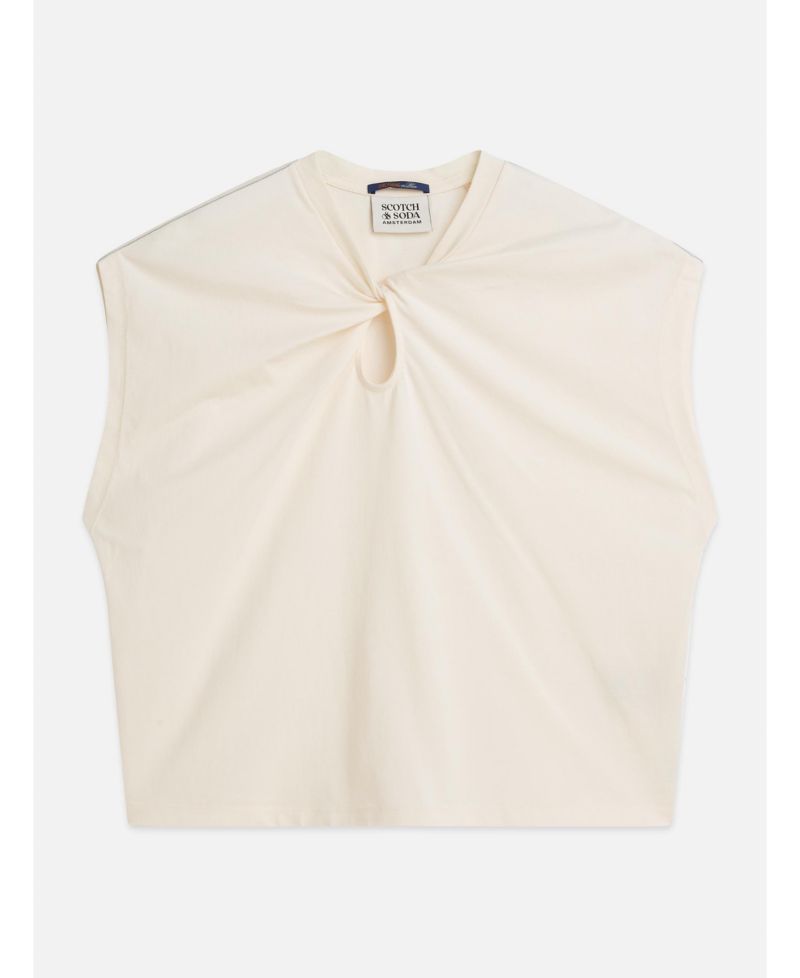 Women's Twisted Neckline Tops and Tees