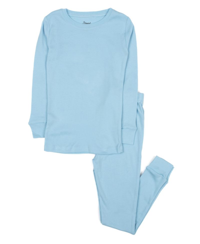 Kids Matching Family Two Piece Cotton Long Sleeve Pajamas