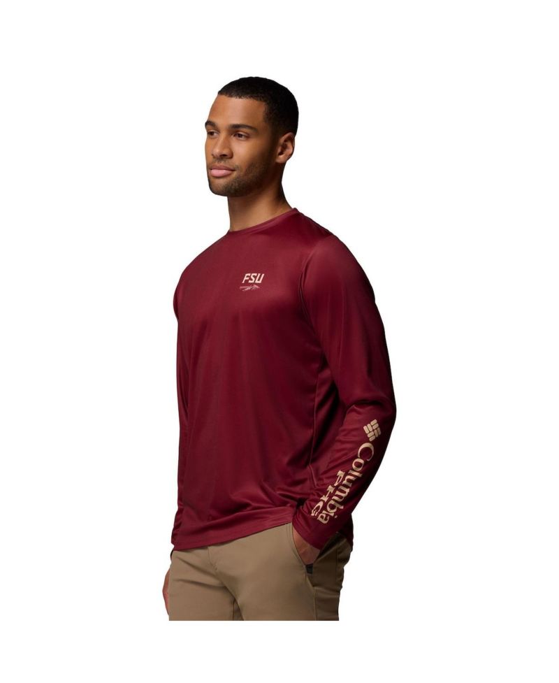 Men's Garnet Florida State Seminoles PHG Terminal Shot 3-Hit Long Sleeve T-Shirt