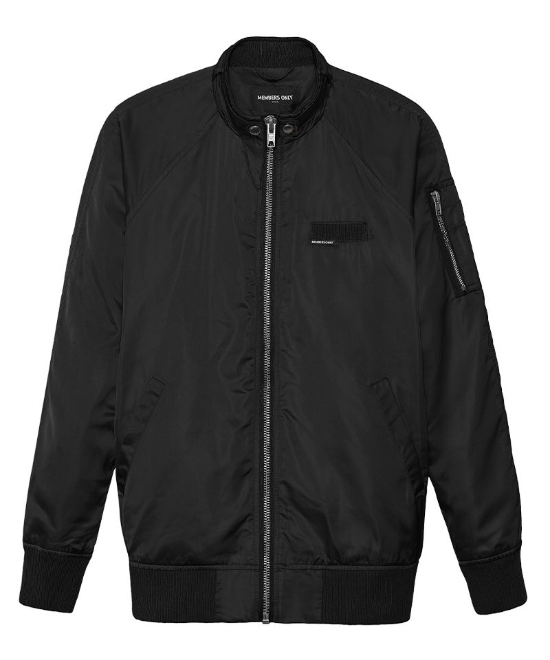 Women's Satin Bomber Jacket