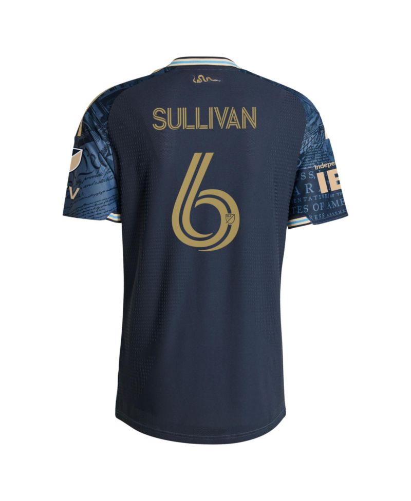 Men's Cavan Sullivan Navy Philadelphia Union 2026 1776 Kit On-Field Authentic Patch Jersey