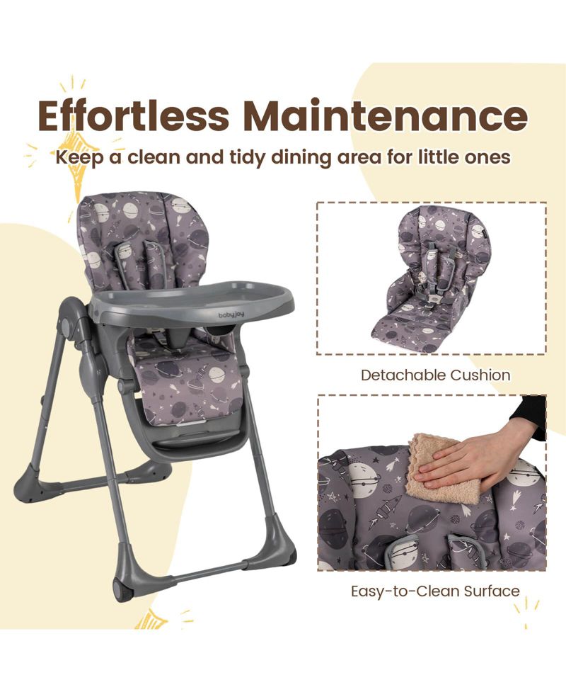 16-in-1 Baby High Chair with Activity Center Booster Seat