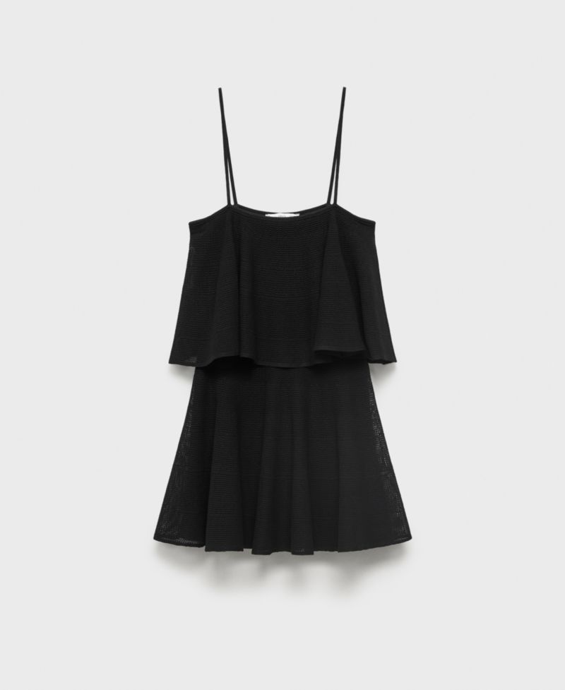 Women's Ruffle Knit Dress