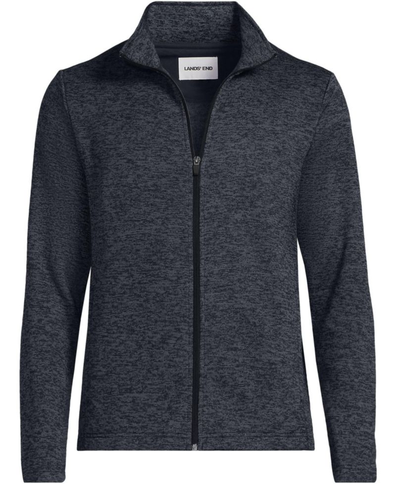 Men's Sweater Fleece Zip Front Jacket