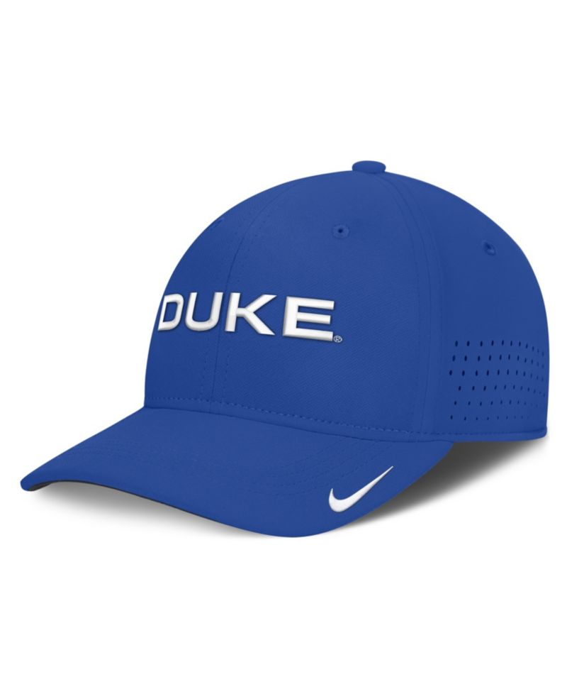 Men's Royal Duke Blue Devils Gameday Aerobill Swooshflex Dri-FIT Hat