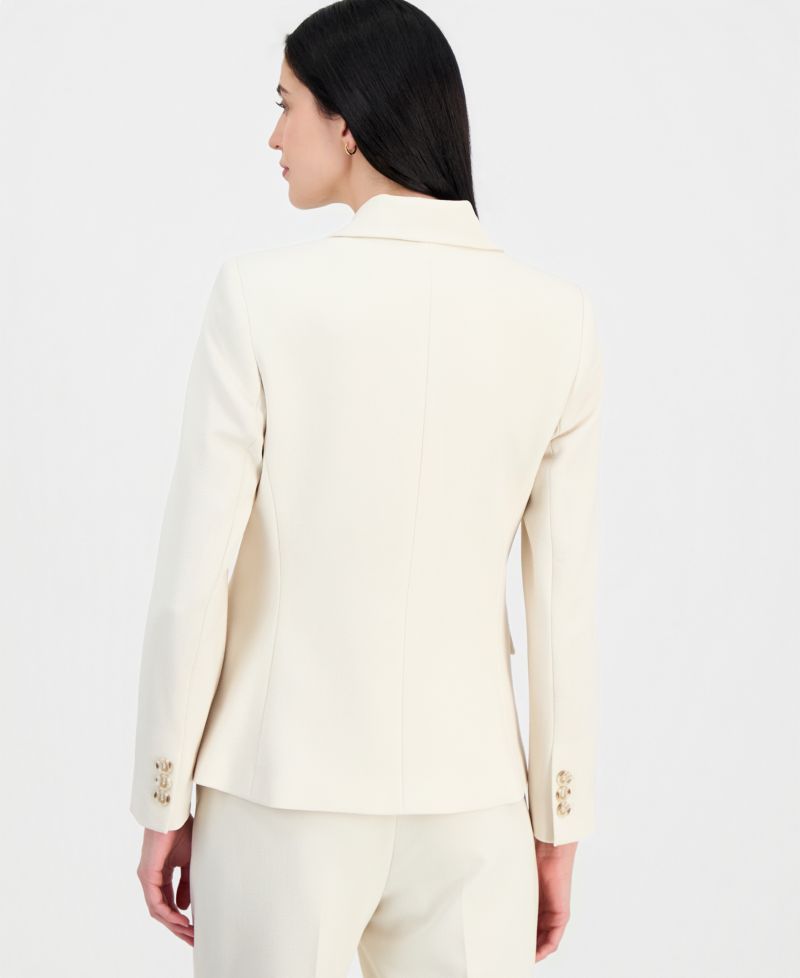 Women's Crepe Double-Breasted Blazer