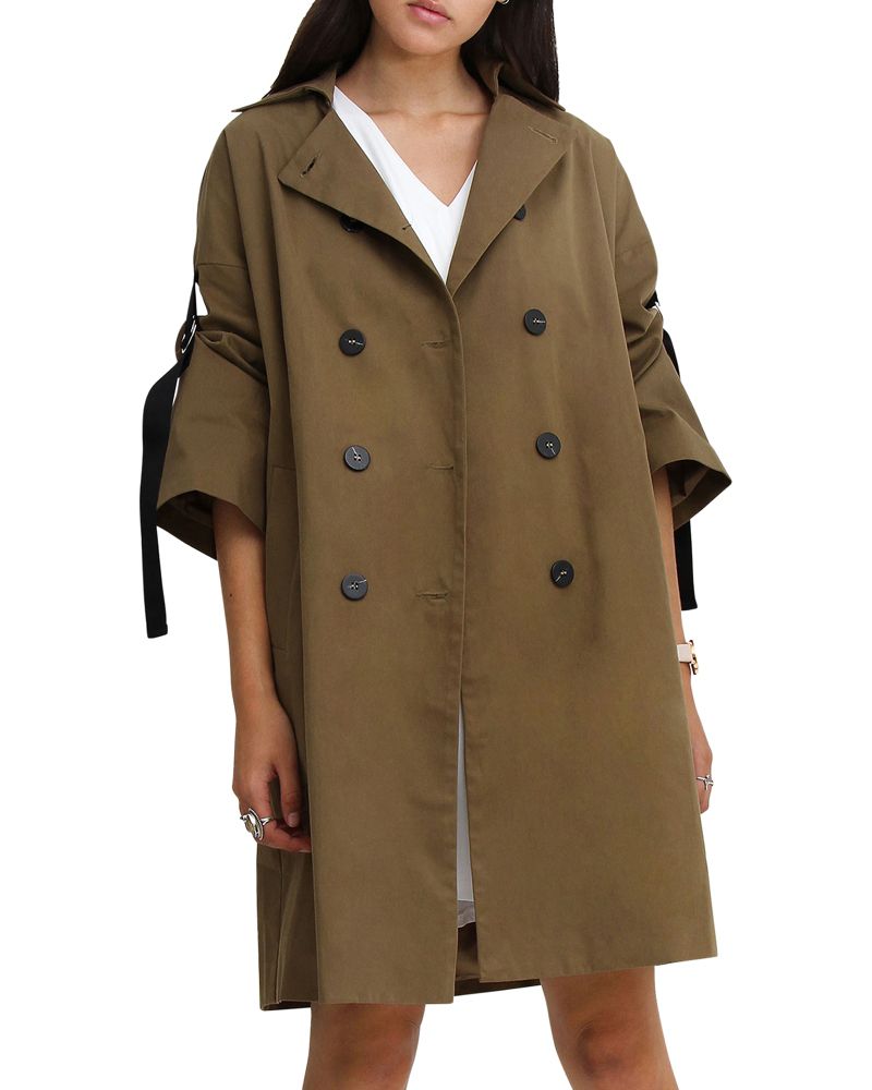 Women's Belle and Bloom Russian Romance Oversized Trench Coat