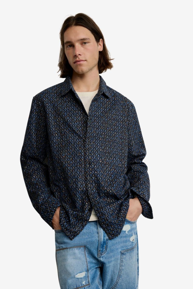 Men's Ethnic embroidered shirt