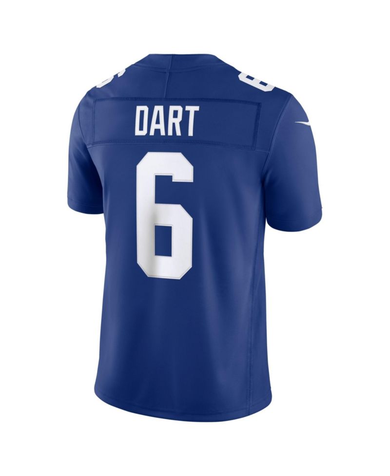 Men's Jaxson Dart Royal New York Giants Vapor F.U.S.E. Stitched Limited Jersey