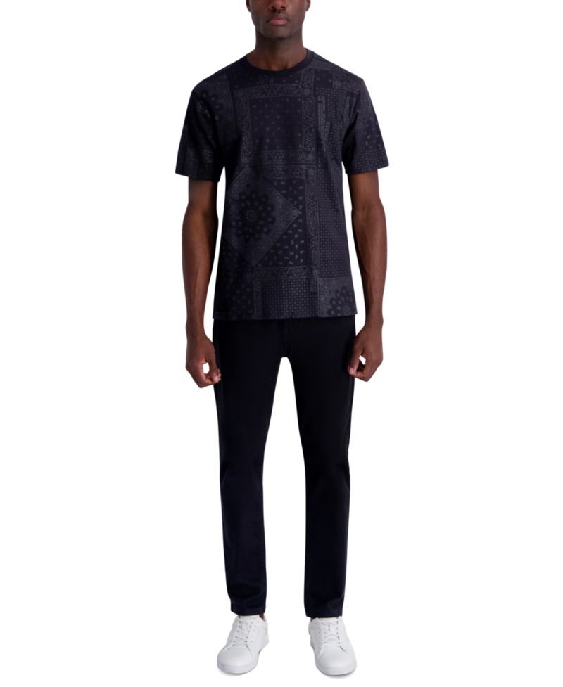 Men's Short-Sleeve Bandana Print T-Shirt