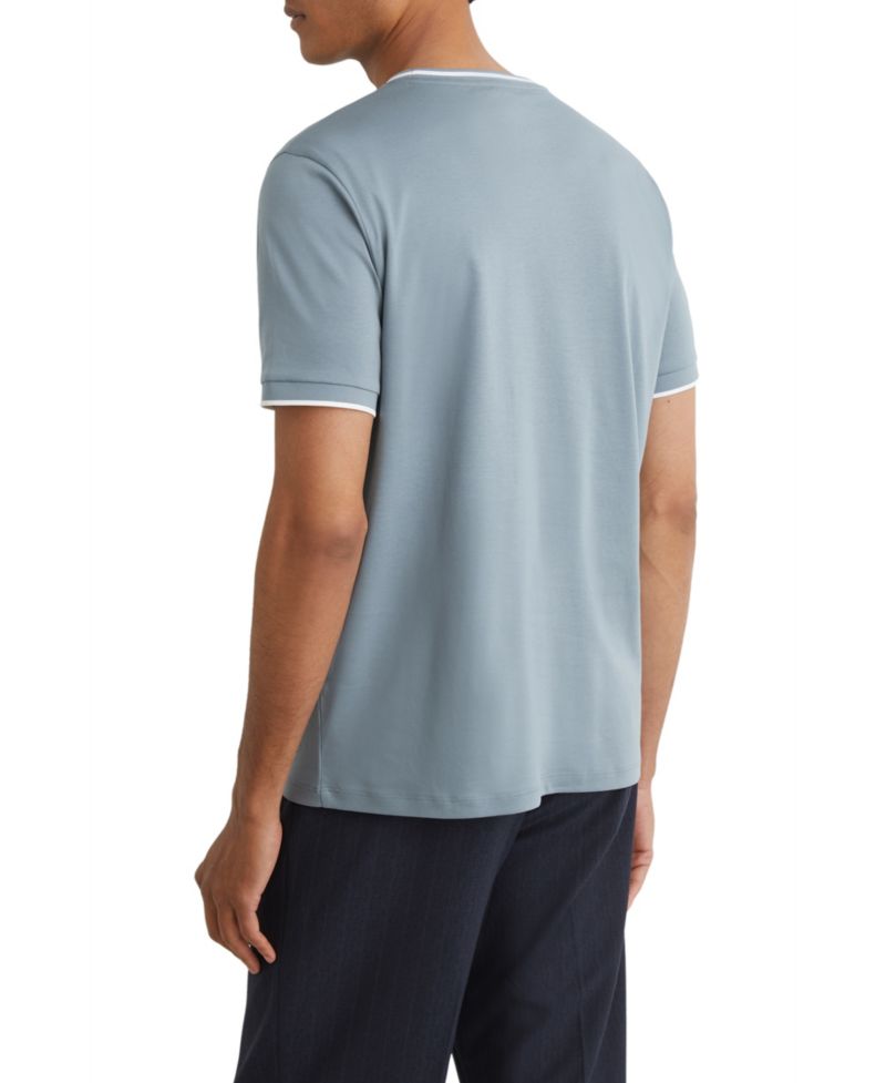 Men's Ainsley Air-Water Cotton Tipped Tailored-Fit T-Shirt