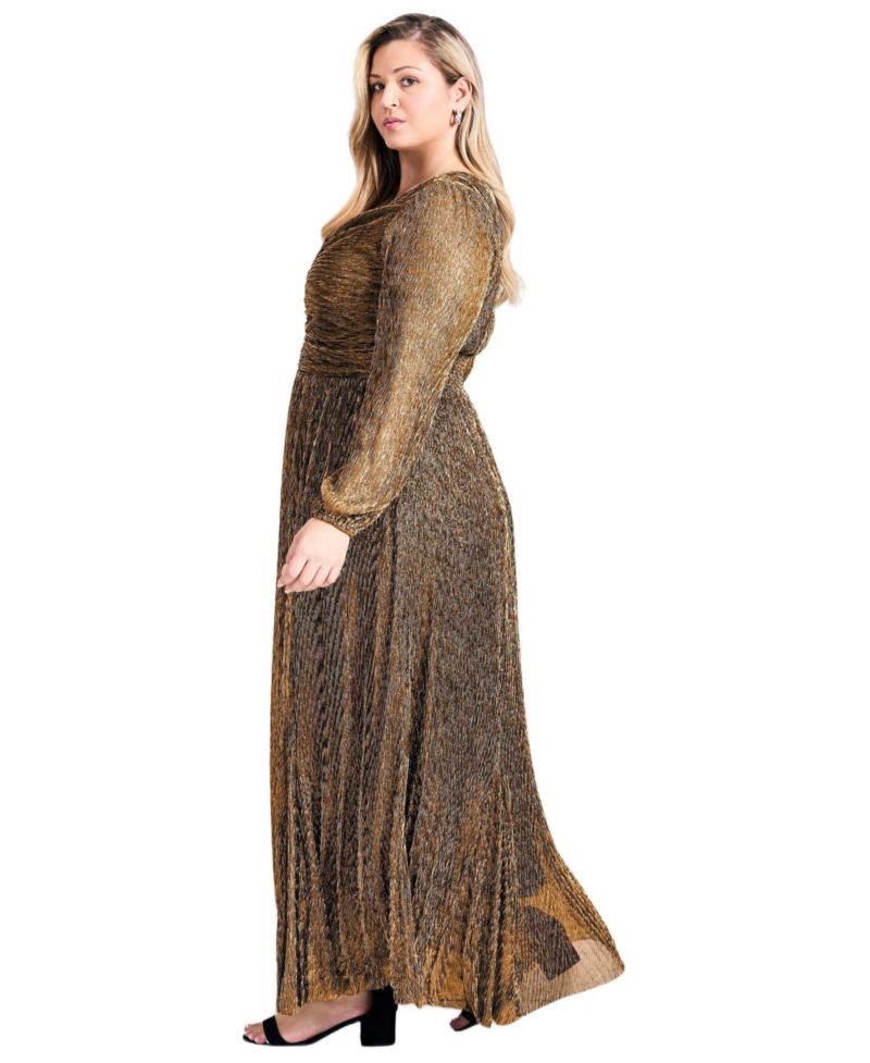 Women's Lucia Plisse Maxi Dress