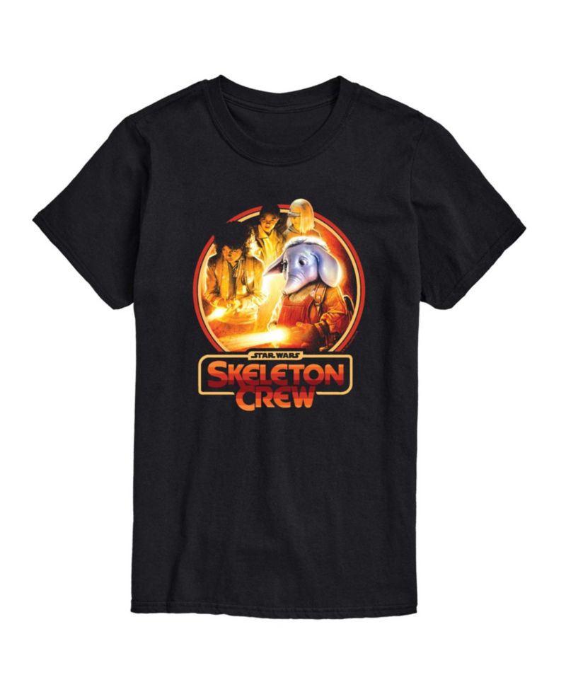 Men's Skeleton Crew Retro Circle Short-Sleeve Graphic T-Shirt