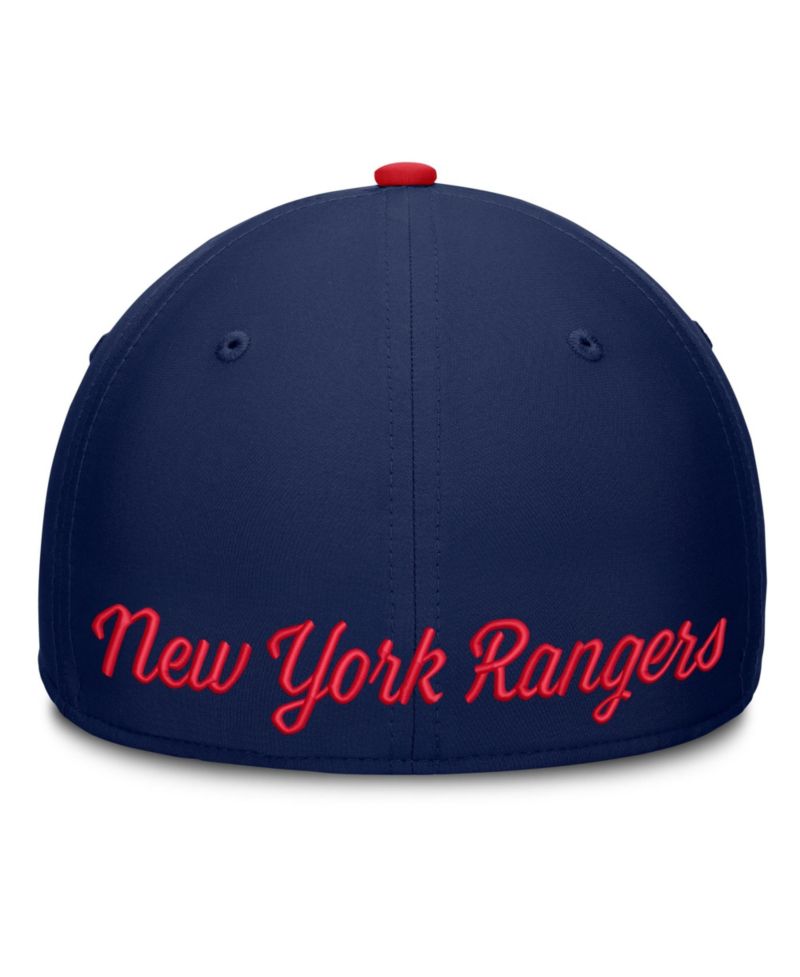 Men's Navy/Red New York Rangers Flex Fit Hat