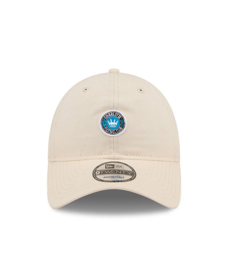 Men's Beige Charlotte FC Micro Team Logo 9TWENTY Adjustable Hat