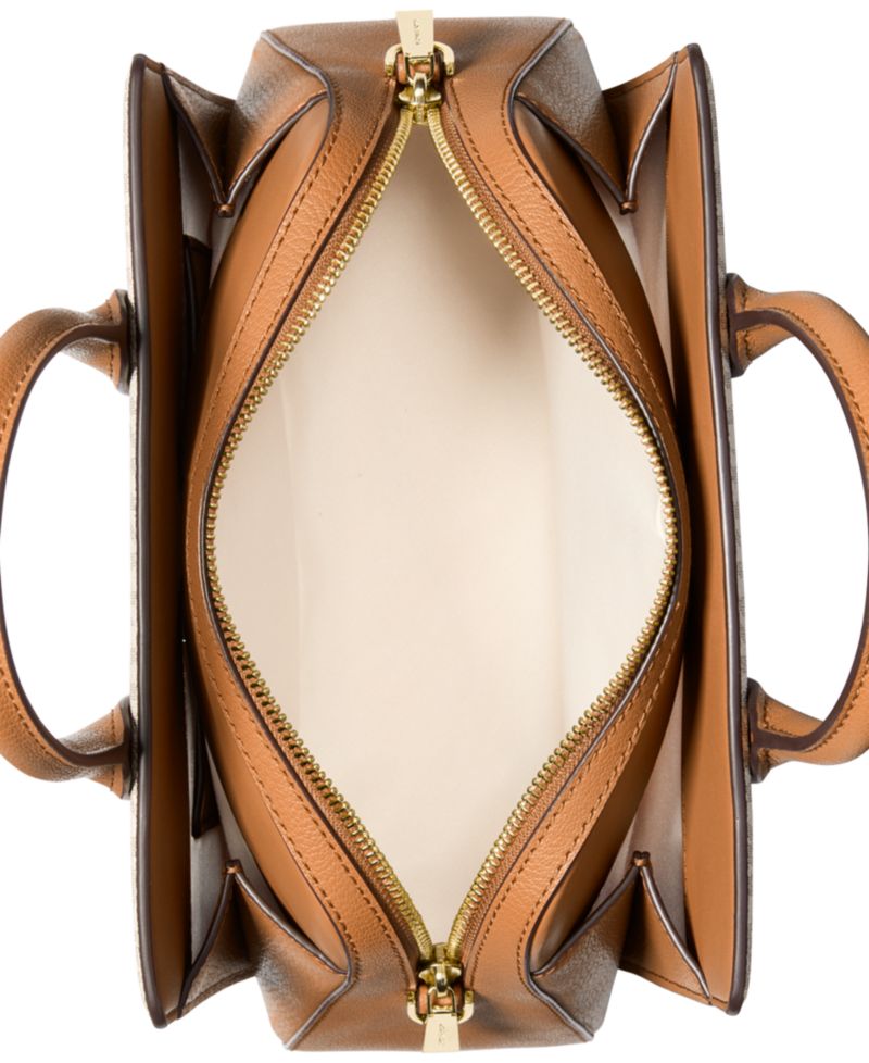 Michael Kors Laila Small Signature Logo Satchel Handbag