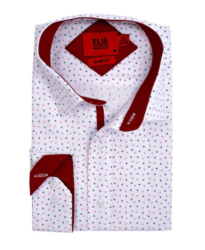 Men's Slim Fit Classic Button-Down Shirt with Sleek Design