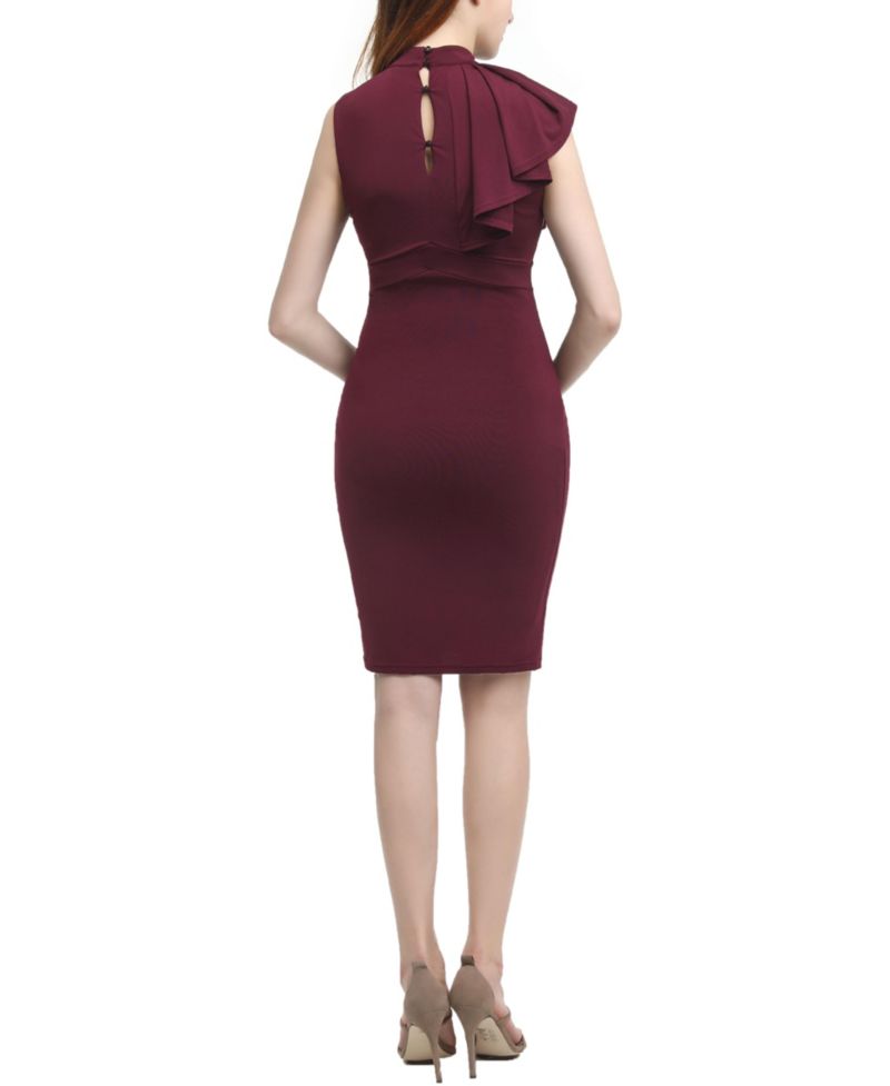 Women's Ruffle Sheath Dress
