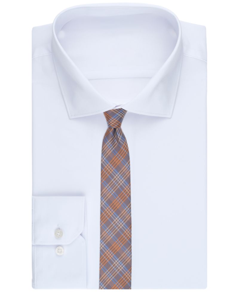 Men's Plaid Skinny Tie